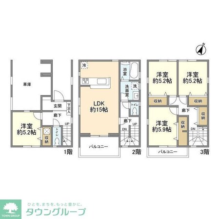 Kolet東大成町#08の物件間取画像